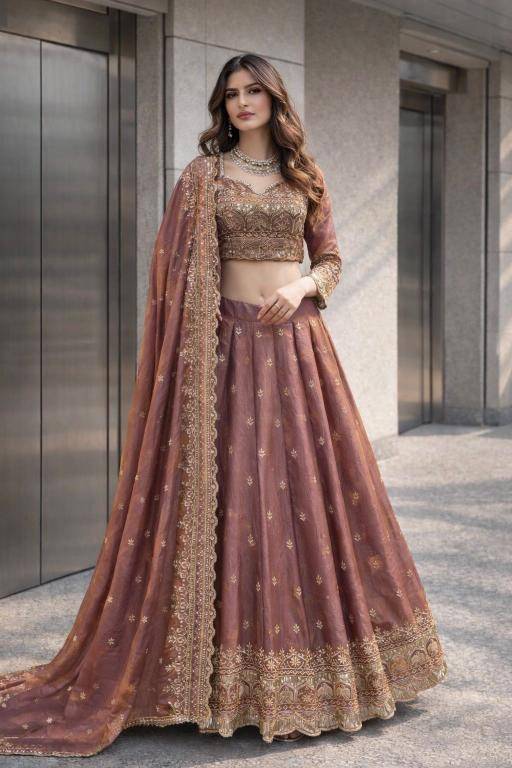 NEW Launching Designer SSC 703 Silk Cream Indian lehenga choli in Hyderabad